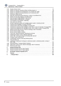 VW Touareg 3 type CR from 2018 maintenance repair workshop manual pdf file ebook