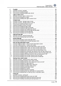 VW Touran type 5T from 2015 electrical system repair workshop manual pdf ebook