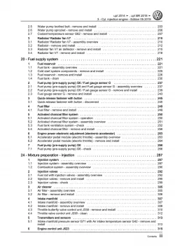 VW Up! 121 11-16 3-cyl. 1.0l petrol engines 75-82 hp repair workshop manual pdf