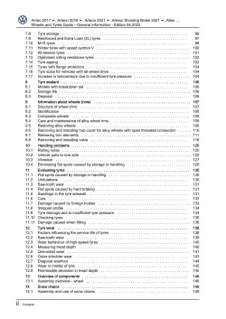 VW Up! type AA from 2016 wheels tyres general info repair workshop manual pdf