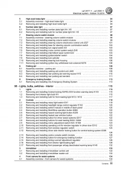 VW Up! type AA from 2016 electrical system repair workshop manual pdf ebook