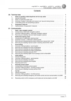 VW Up! type AA from 2016 communication radio navigation workshop manual pdf