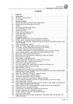 VW XL1 type 6Z 2012-2016 maintenance repair workshop manual download pdf eBook