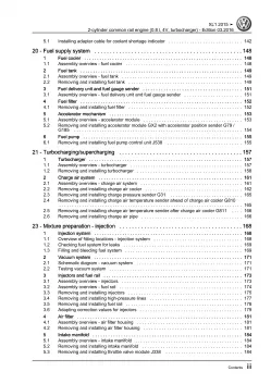 VW XL1 6Z 2012-2016 2-cyl. 0.8l diesel engine 48 hp repair workshop manual eBook