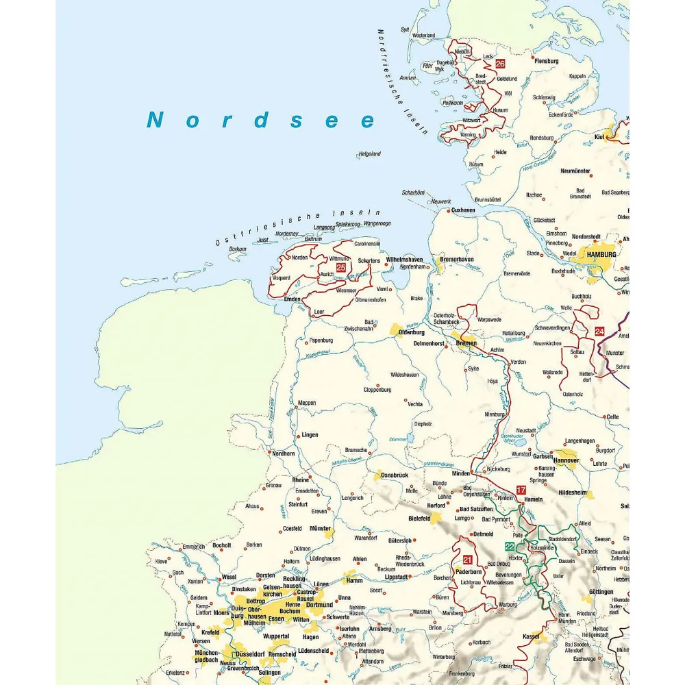 Die schönsten Motorradtouren in Deutschland - 40 Touren von Alpen bis Nordsee