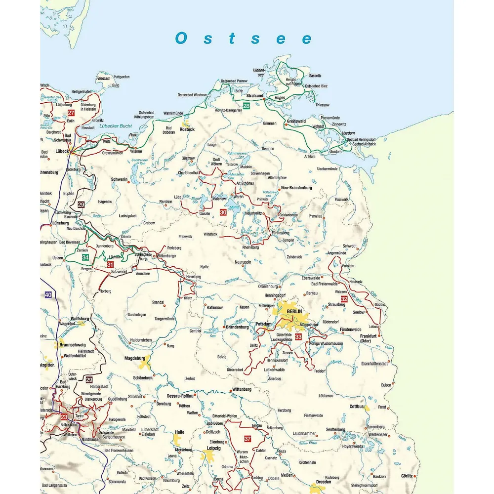 Die schönsten Motorradtouren in Deutschland - 40 Touren von Alpen bis Nordsee