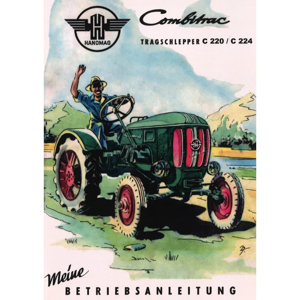 Hanomag Combitrac C220/224 Tragschlepper Bedienungsanleitung Betriebsanleitung