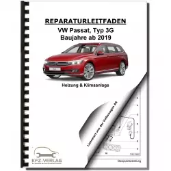 VW Passat 8 Typ 3G ab 2019 Heizung Belüftung Klimaanlage Reparaturanleitung