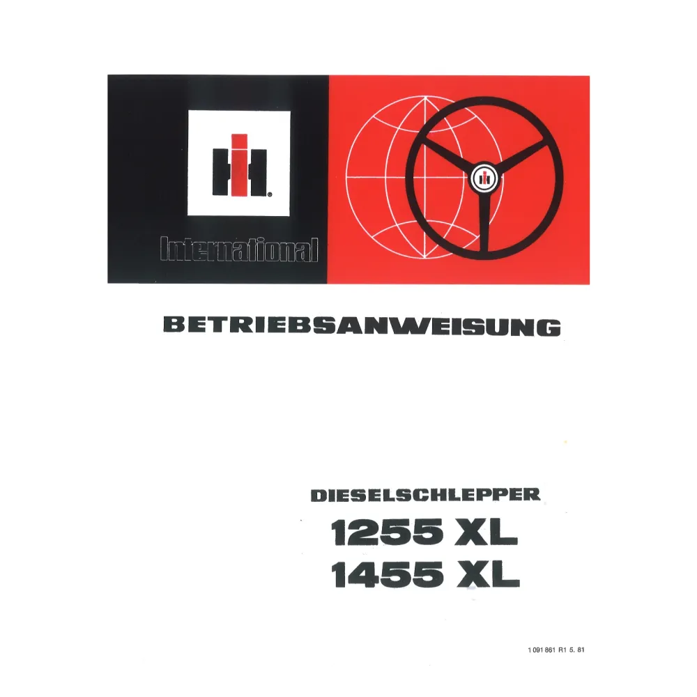 IHC Betriebsanleitung Bedienungsanleitung Traktor 523 624 IHC Betriebsanleitung Bedienungsanleitung Traktor 523 624