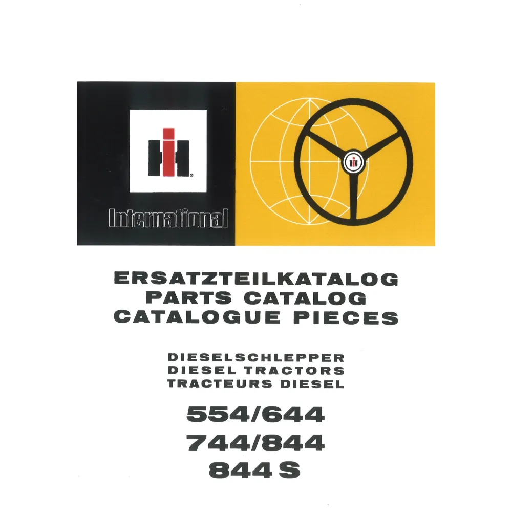 IHC Schlepper Ersatzteilkatalog 554 644 744 844 844S Traktor Ersatzteilliste IHC Schlepper Ersatzteilkatalog 554 644 744 844 844S Traktor Ersatzteilliste