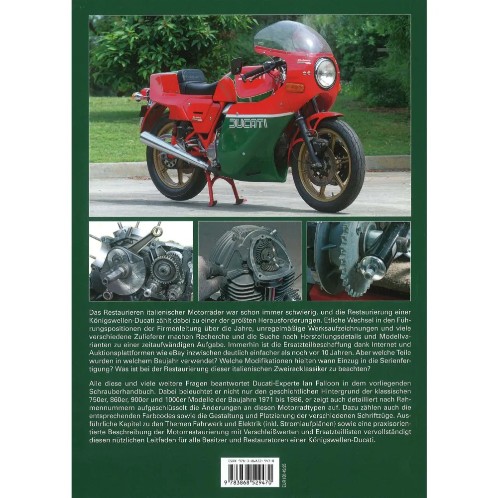 thumbnail interactive-video image 1 of Ducati 750 SS / 900 SS V-Twin Reparaturanleitung / Handbuch (1971-1986) - Heel Verlag 1 of 5