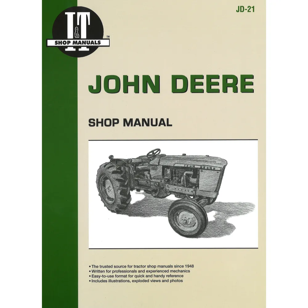 John Deere 1010 2010 Benziner Diesel (1960-1965) Traktor Reparaturanleitung I&T