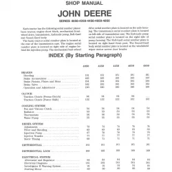 John Deere 2840 2940 2950 Traktor Reparaturanleitung I&T