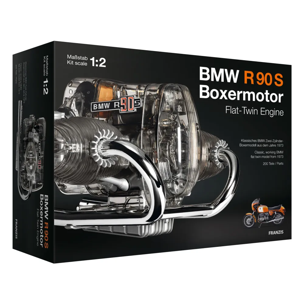 BMW R 90 S Boxermodell zum selber bauen Bausatz Modellbau Franzis Verlag