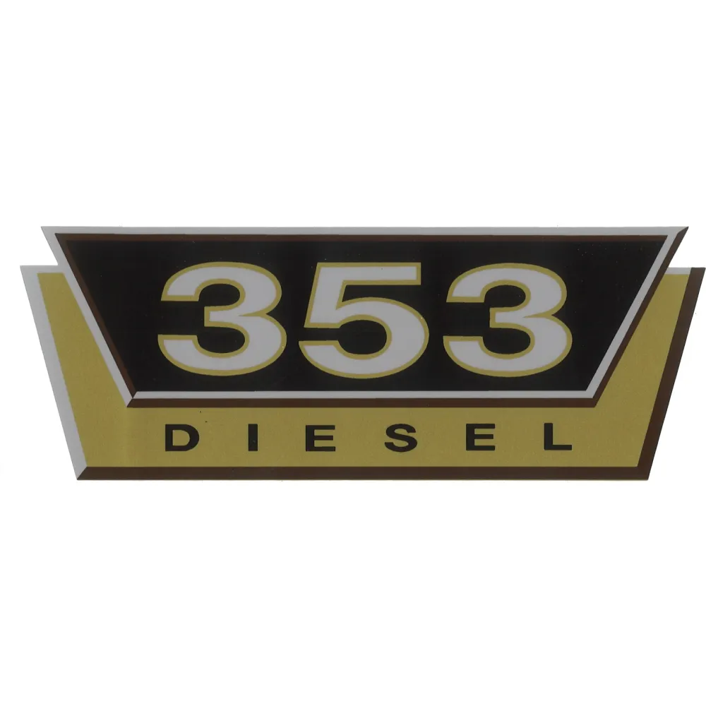 Typenaufkleber: McCormick Aufkleber Gold groß Modell: 353 Diesel
