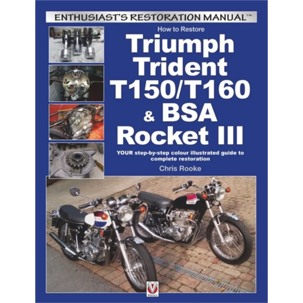 Triumph Trident T150 T160 BSA Rocket 3 Restaurierung Handbuch Anleitung VELOCE