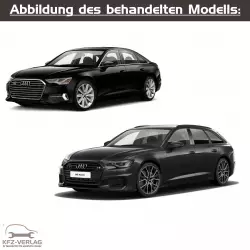 Audi A6 - Typ 4K, 4KA, 4KF - Baujahre ab 2018 - Fahrzeugabschnitt: Bremssysteme, Handbremse, Trommelbremse, Scheibenbremse, Bremsbeläge, Bremsklötze, ABS - Reparaturanleitungen zur Reparatur in Eigenregie für Anfänger, Hobbyschrauber und Profis.