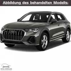 Audi Q3 - Typ F3, F3N - Baujahre ab 2018 - Fahrzeugabschnitt: Schaltpläne, Stromlaufpläne, Elektrik, Fehlersuche, Einbauorte, Sicherungs- und Steckerbelegung - Reparaturanleitungen zur Reparatur in Eigenregie für Anfänger, Hobbyschrauber und Profis.