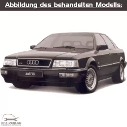 Audi V8 - Typ 44, 441, 442, 4C, 4C2, 4C8 - Baujahre 1988 bis 1994 - Fahrzeugabschnitt: Karosserie-Montagearbeiten - Reparaturanleitungen zur Reparatur in Eigenregie für Anfänger, Hobbyschrauber und Profis.
