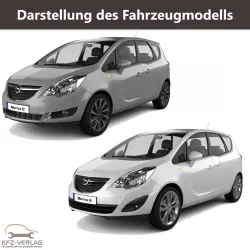 Dieses Handbuch behandelt folgenden Fahrzeugtypen:
Opel Meriva B Typ S10 Baujahr 06.2010 bis 07.2017