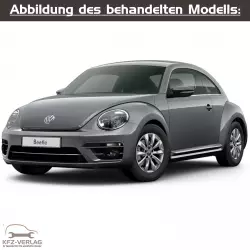 VW Beetle - Typ NBL - Baujahre ab 2016 - Fahrzeugabschnitt: Bremssysteme, Handbremse, Trommelbremse, Scheibenbremse, Bremsbeläge, Bremsklötze, ABS - Reparaturanleitungen zur Reparatur in Eigenregie für Anfänger, Hobbyschrauber und Profis.