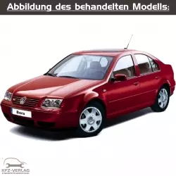 VW Bora - Typ 1J/1J2/1J6 - Baujahre von 1998 bis 2006 - Fahrzeugabschnitt: Motor-Mechanik für Benzinmotoren und Direkteinspritzmotoren - Reparaturanleitungen zur Reparatur in Eigenregie für Anfänger, Hobbyschrauber und Profis.