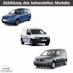 VW Caddy - Typ 2K, 2KA, 2KB, 2KH, 2KJ - Baujahre 2003 bis 2010 - Fahrzeugabschnitt: Karosserie-Montagearbeiten Außen - Reparaturanleitungen zur Reparatur in Eigenregie für Anfänger, Hobbyschrauber und Profis.