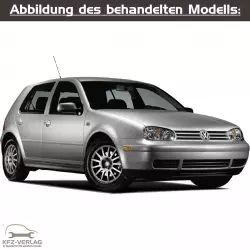 VW Golf 4 - Typ 1J/1J1/1J2/1J5/1J6 - Baujahre von 1997 bis 2006 - Fahrzeugabschnitt: Karosserie-Montagearbeiten Außen - Reparaturanleitungen zur Reparatur in Eigenregie für Anfänger, Hobbyschrauber und Profis.