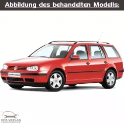 VW Golf 4 Variant - Typ 1J/1J1/1J2/1J5/1J6 - Baujahre von 1997 bis 2006 - Fahrzeugabschnitt: Automatisches Getriebe, Automatikgetriebe, Doppelkupplungsgetriebe und Direktschaltgetriebe - Reparaturanleitungen zur Reparatur in Eigenregie für Anfänger, Hobbyschrauber und Profis.