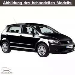 VW Golf 5 Plus - Typ 5M, 5M1 - Baujahre 2003 bis 2008 - Fahrzeugabschnitt: Fahrwerk, Achsen, Lenkung - Reparaturanleitungen zur Reparatur in Eigenregie für Anfänger, Hobbyschrauber und Profis.