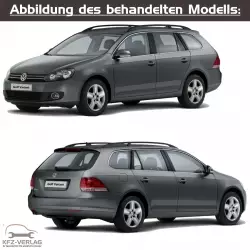 VW Golf 6 Variant - Typ AJ, AJ5, 1K - Baujahre 2009 bis 2013 - Fahrzeugabschnitt: Allgemeines zu der elektrischen Anlage - Reparaturanleitungen zur Reparatur in Eigenregie für Anfänger, Hobbyschrauber und Profis.