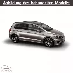 VW Golf 7 Sportsvan - Typ AM- Baujahre 2014 bis 2018 - Fahrzeugabschnitt: Karosserie-Instandsetzung - Reparaturanleitungen zur Unfall-Instandsetzung in Eigenregie für Anfänger, Hobbyschrauber und Profis.