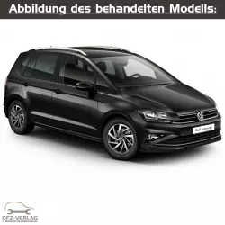 VW Golf VII Sportsvan - Typ AN - Baujahre ab 2018 - Fahrzeugabschnitt: Elektrische Abnehmer und Anlagen - Reparaturanleitungen zur Reparatur in Eigenregie für Anfänger, Hobbyschrauber und Profis.