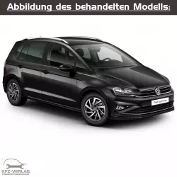 VW Golf VII Sportsvan - Typ AN - Baujahre ab 2018 - Fahrzeugabschnitt: Benzinmotoren und Direkteinspritzmotoren inkl. Motor-Mechanik und Gemischaufbereitung - Reparaturanleitungen zur Reparatur in Eigenregie für Anfänger, Hobbyschrauber und Profis.