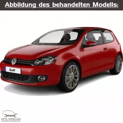 VW Golf 6- Typ 1K, 5K, 5K1, 5KE - Baujahre 2008 bis 2012 - Fahrzeugabschnitt: Karosserie-Montagearbeiten Innen - Reparaturanleitungen zur Reparatur in Eigenregie für Anfänger, Hobbyschrauber und Profis.