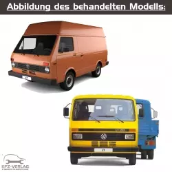 VW LT Lastentransporter - Typ 21, 28, 29, 31, 35, 40, 45, 50 - Baujahre von 1975 bis 1996 - Fahrzeugabschnitt: Karosserie-Montagearbeiten Innen und Aussen - Reparaturanleitungen zur Reparatur in Eigenregie für Anfänger, Hobbyschrauber und Profis.