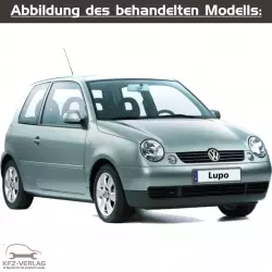 VW Lupo - Typ 6X/6X1 - Baujahre 1998 bis 2006 - Fahrzeugabschnitt: Bremssysteme, Handbremse, Trommelbremse, Scheibenbremse, Bremsbeläge, Bremsklötze, ABS - Reparaturanleitungen zur Reparatur in Eigenregie für Anfänger, Hobbyschrauber und Profis.