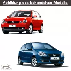 VW Polo 4 - Typ 9N, 9N1, 9N3, 9N4 - Baujahre von 2001 bis 2010 - Fahrzeugabschnitt: Bremssysteme, Handbremse, Trommelbremse, Scheibenbremse, Bremsbeläge, Bremsklötze, ABS - Reparaturanleitungen zur Reparatur in Eigenregie für Anfänger, Hobbyschrauber und Profis.