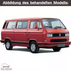 VW Transporter T3 - Typ 22/23/24/25/27 - Baujahre 1979 bis 1992 - Fahrzeugabschnitt: Ausgebautes und eingebautes Schaltgetriebe inkl. Kupplung - Reparaturanleitungen zur Reparatur in Eigenregie für Anfänger, Hobbyschrauber und Profis.