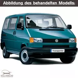 VW Transporter T4 - Typ 70 - Baujahre 1990 bis 1995 - Fahrzeugabschnitt: Karosserie-Montagearbeiten Außen - Reparaturanleitungen zur Reparatur in Eigenregie für Anfänger, Hobbyschrauber und Profis.