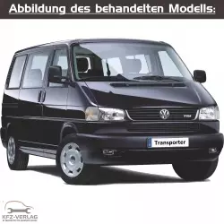 VW Transporter T4 - Typ 7D - Baujahre 1996 bis 2003 - Fahrzeugabschnitt: Karosserie-Montagearbeiten Außen - Reparaturanleitungen zur Reparatur in Eigenregie für Anfänger, Hobbyschrauber und Profis.