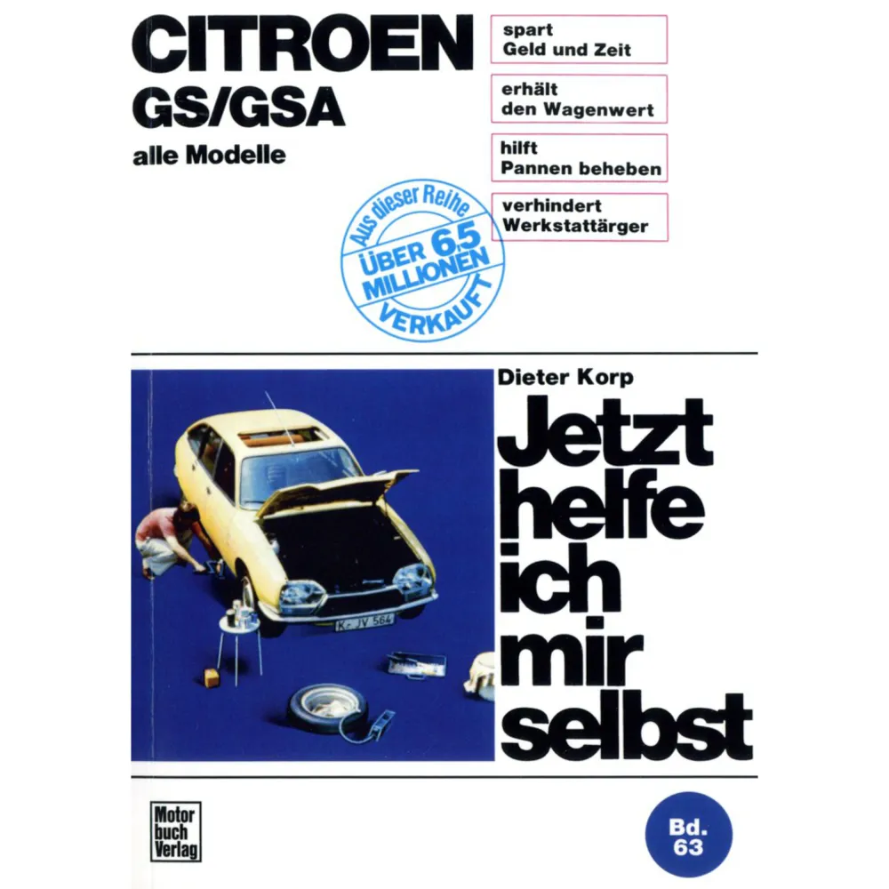 Citroen GS/GSA 1970-1986 Jetzt helfe ich mir selbst Reparaturanleitung Motorbuch