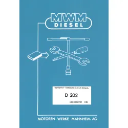 MWM Diesel D 202 Viertakt 2 und 3 Zylinder Reparaturanleitung Werkstatthandbuch
