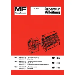 Massey Ferguson MF1014 MF1114 MF1134 Reparaturanleitung Werkstatthandbuch