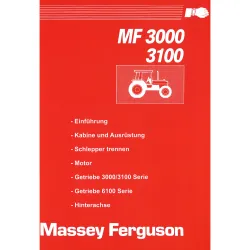 Massey Ferguson MF 3000 3100 Teil 1 Reparaturanleitung Werkstatthandbuch