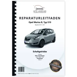Opel Meriva B 10-17 6-Gang Schaltgetriebe Kupplung M20/M06/MF3 Reparaturhandbuch
