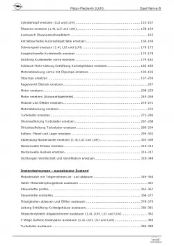 Opel Meriva B 2010-2017 4-Zyl. 1,4l Benzinmotor 120 PS LUH Reparaturanleitung