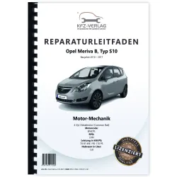 Opel Meriva B 2010-2017 4-Zyl. 1,6l Dieselmotor 95-110 PS LVM Reparaturanleitung