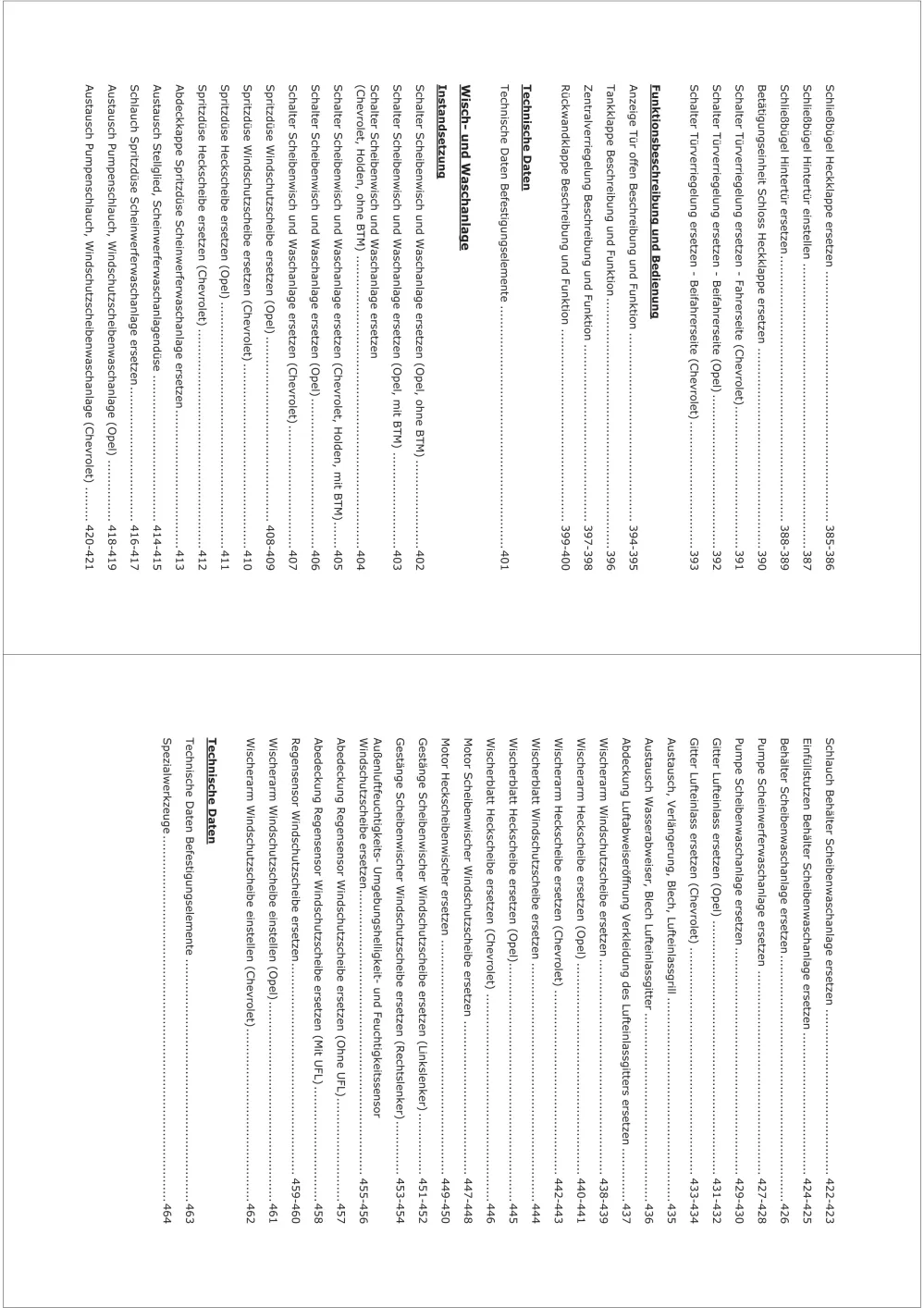 Opel Mokka Typ J13 2012-2019 Karosseriesysteme Reparaturanleitung