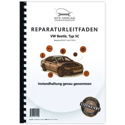 VW Beetle Typ 5C 2011-2016 Instandhaltung Inspektion Wartung Reparaturanleitung